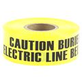 L.H. Dottie L.H. Dottie 3'' x 1000' Yellow Underground Tape (Caution Buried Electric Line Below) UT7D